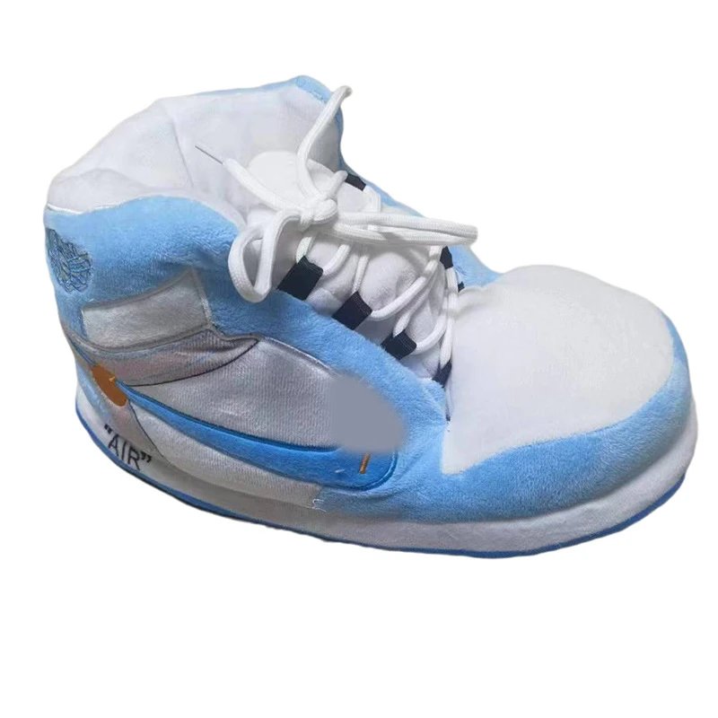 Off-White x Air Jordan 1 Mid 'University Blue' Slippers - 1