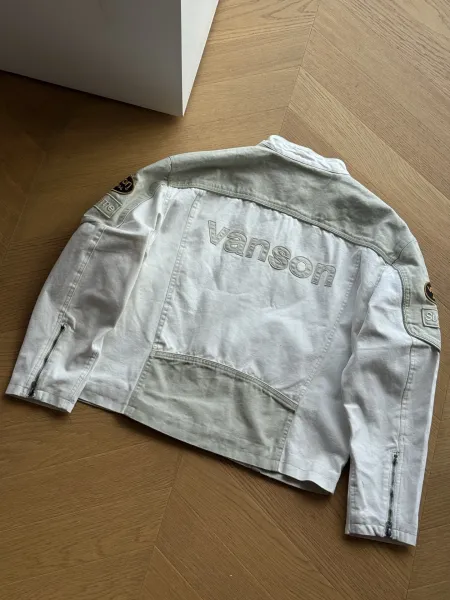 Supreme x Cordura Black Embossed Logo Motorcycle Jacket - 5