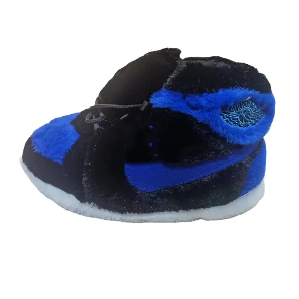 Air Jordan 1 Retro High 'Royal Blue' Fuzzy Slippers - 1
