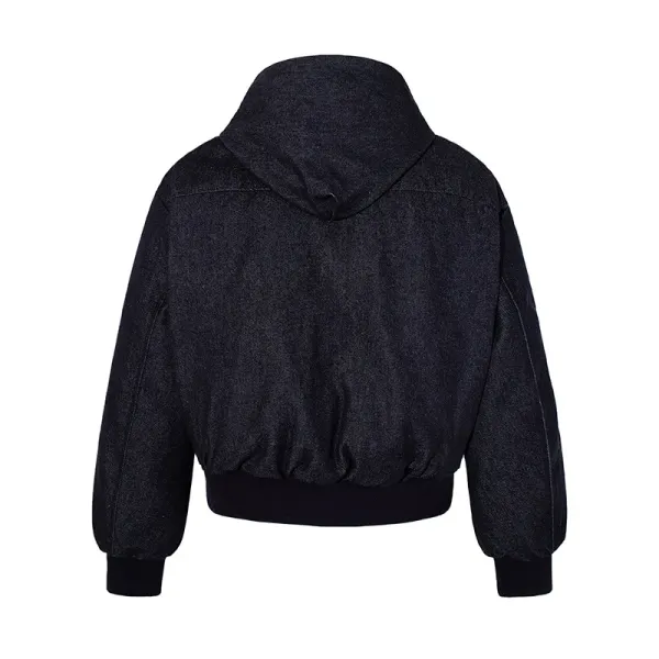 Balenciaga Hooded Toggle Jacket Navy Outerwear - 5