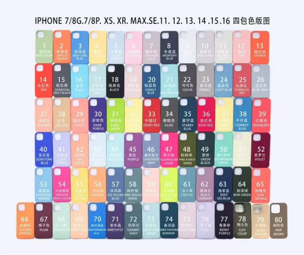 Generic iPhone Case Collection Multicolor Phone-Case - 1