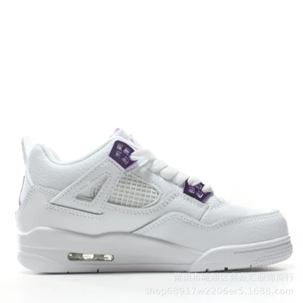 Air Jordan 4 White Gold Sneakers - 3