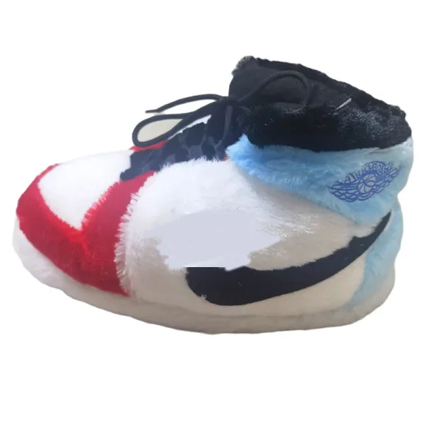 Air Jordan 1 High OG Chicago Fleece Slippers - 1