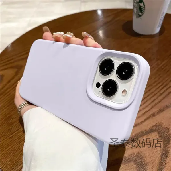 Generic Matte Lavender Phone Case for iPhone 13 Pro Max - 1