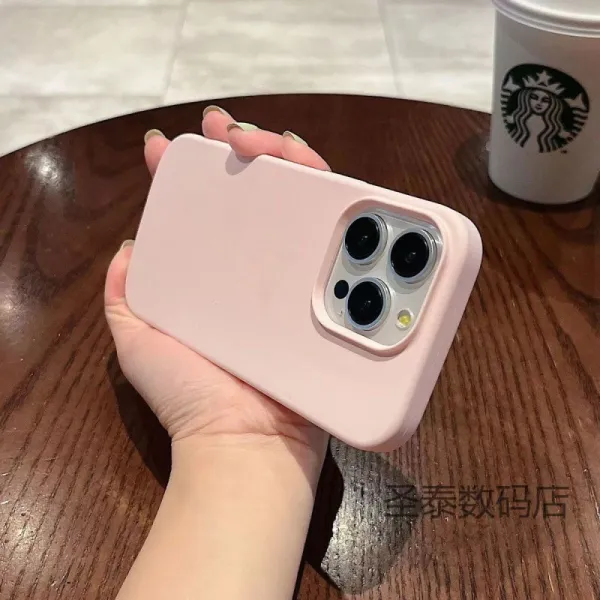 Generic Matte Pink Phone Case for iPhone Pro - 1