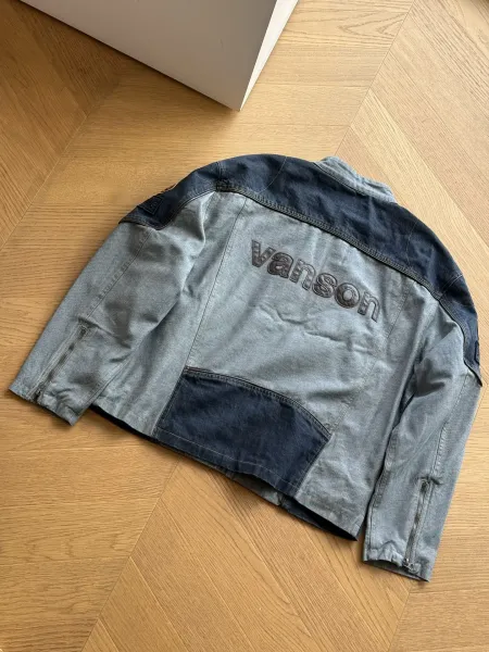 Supreme x Cordura Black Embossed Logo Motorcycle Jacket - 8