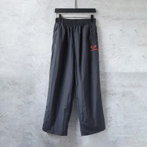 Balenciaga Heart Logo Track Pants Gray - 1