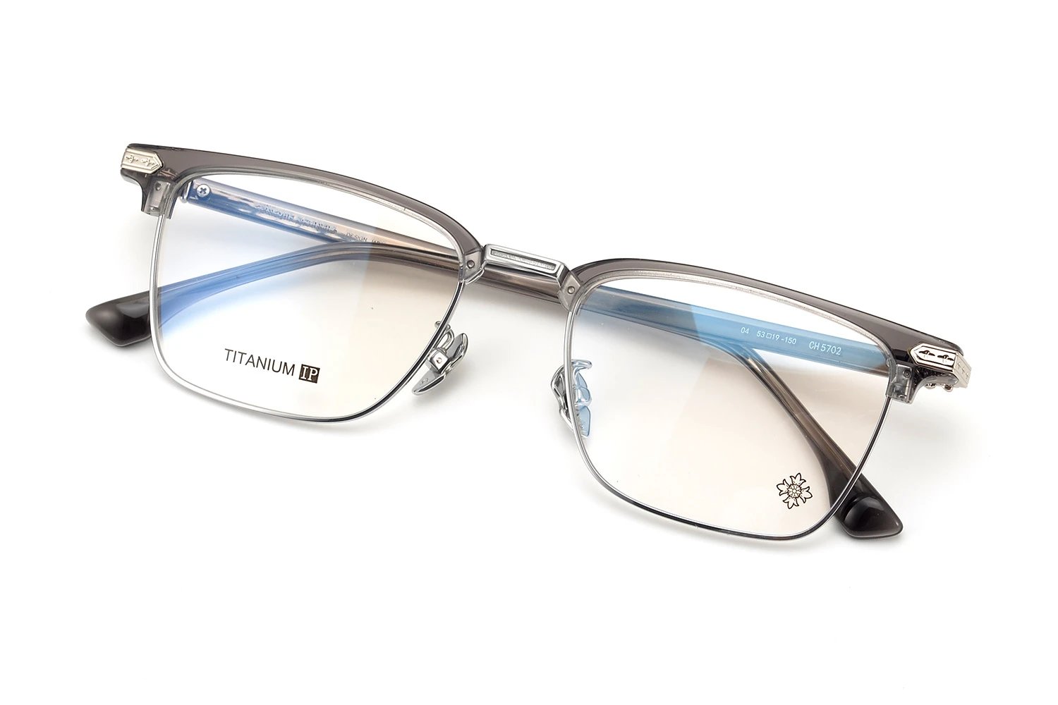 Chrome Hearts CH 5702 Titanium Optical Glasses Gray Eyewear - 16