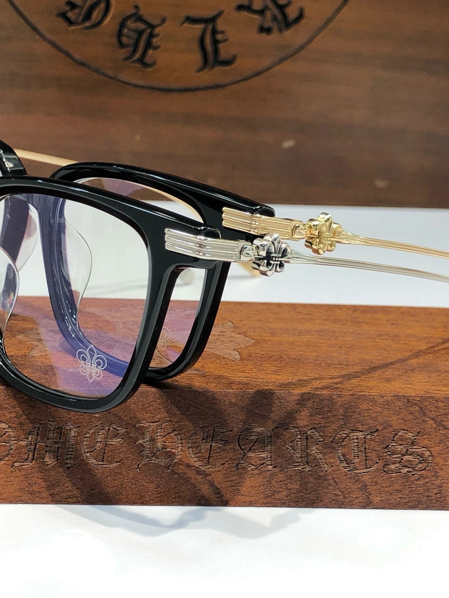 Chrome Hearts Tortoiseshell Acetate Optical Glasses - 12