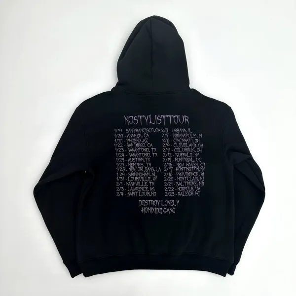 Design Custom Graphic Hoodie Black - 6