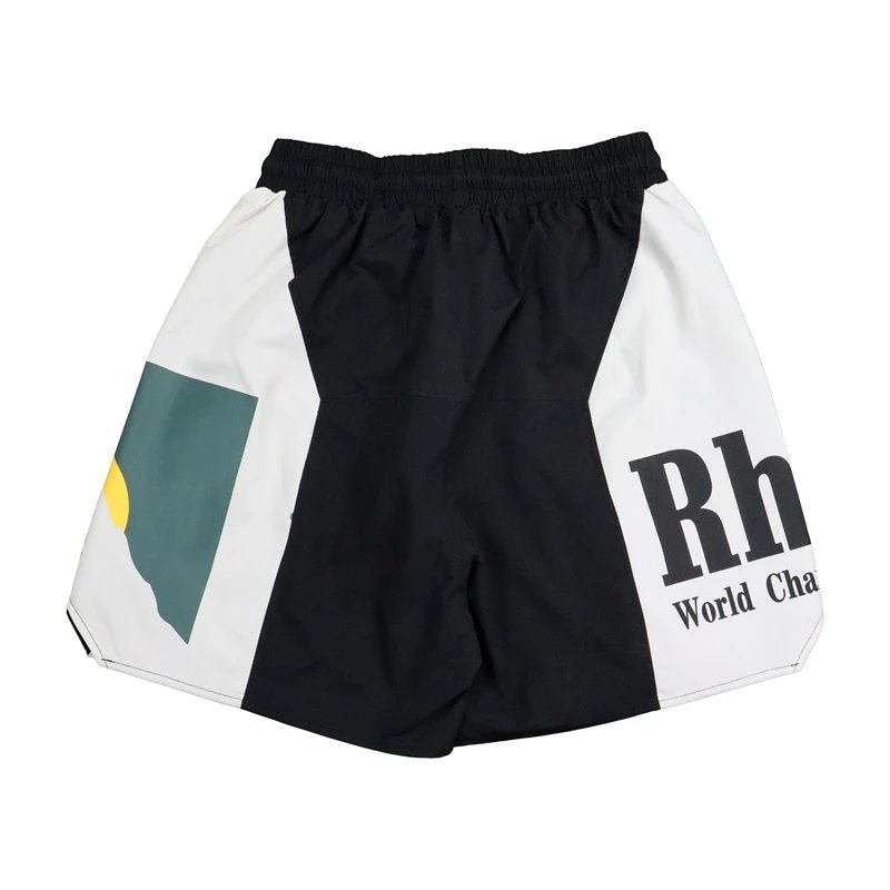 Design Track Pants with Triple Stripe Black / White Sweatpants - 12