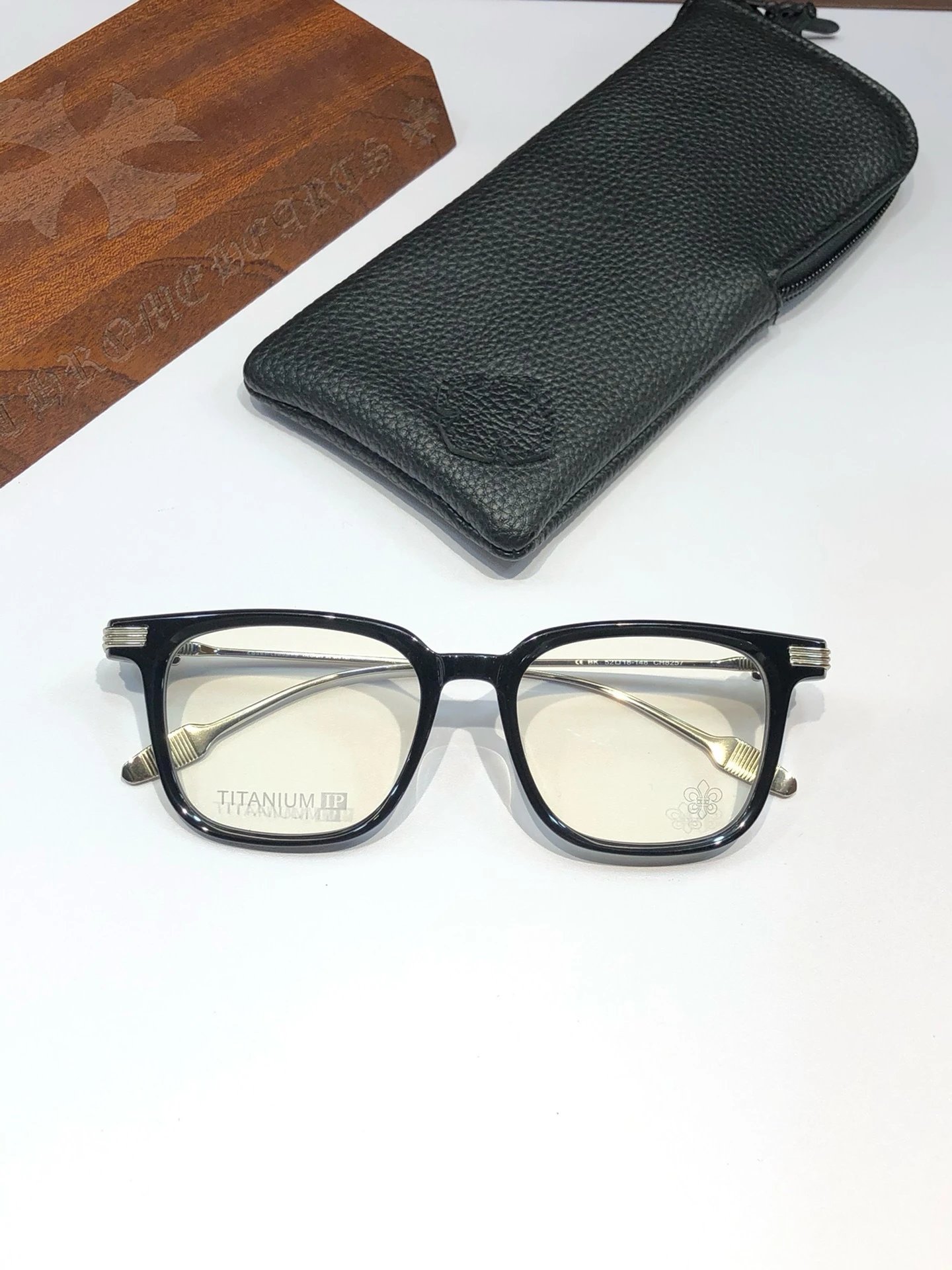 Chrome Hearts Tortoiseshell Acetate Optical Glasses - 3