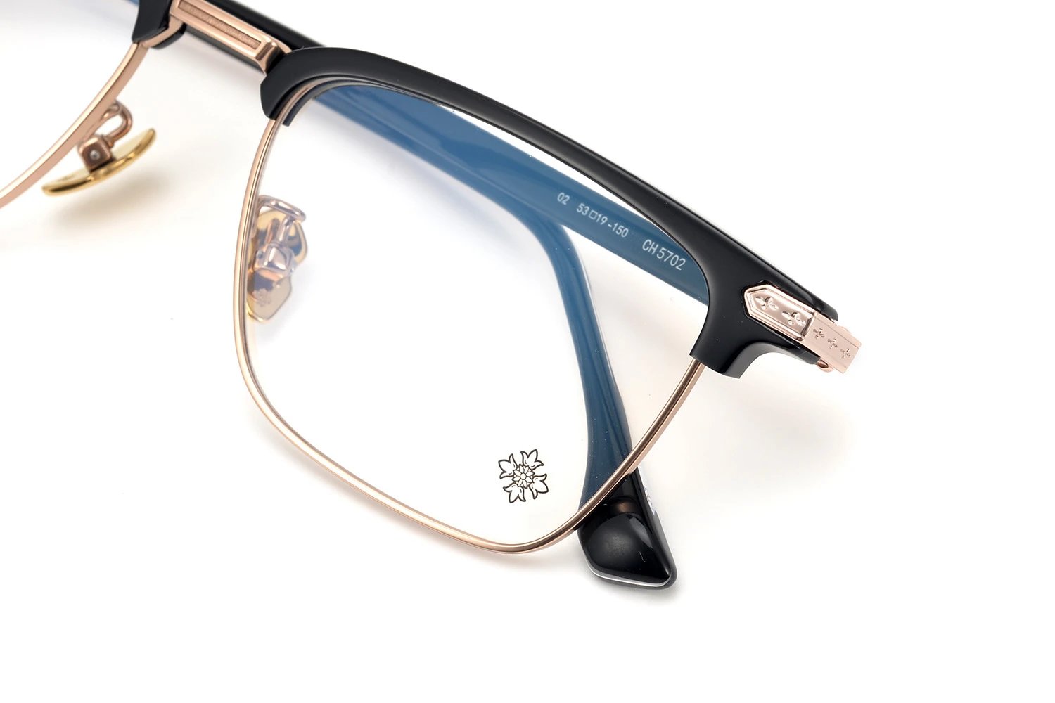 Chrome Hearts CH 5702 Titanium Optical Glasses Gray Eyewear - 7