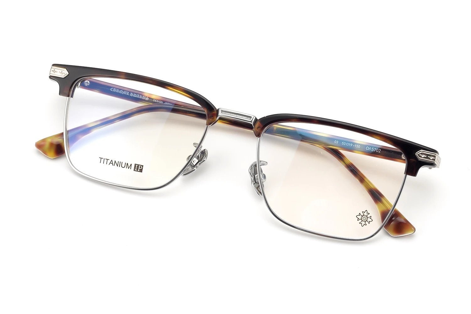 Chrome Hearts CH 5702 Titanium Optical Glasses Gray Eyewear - 10
