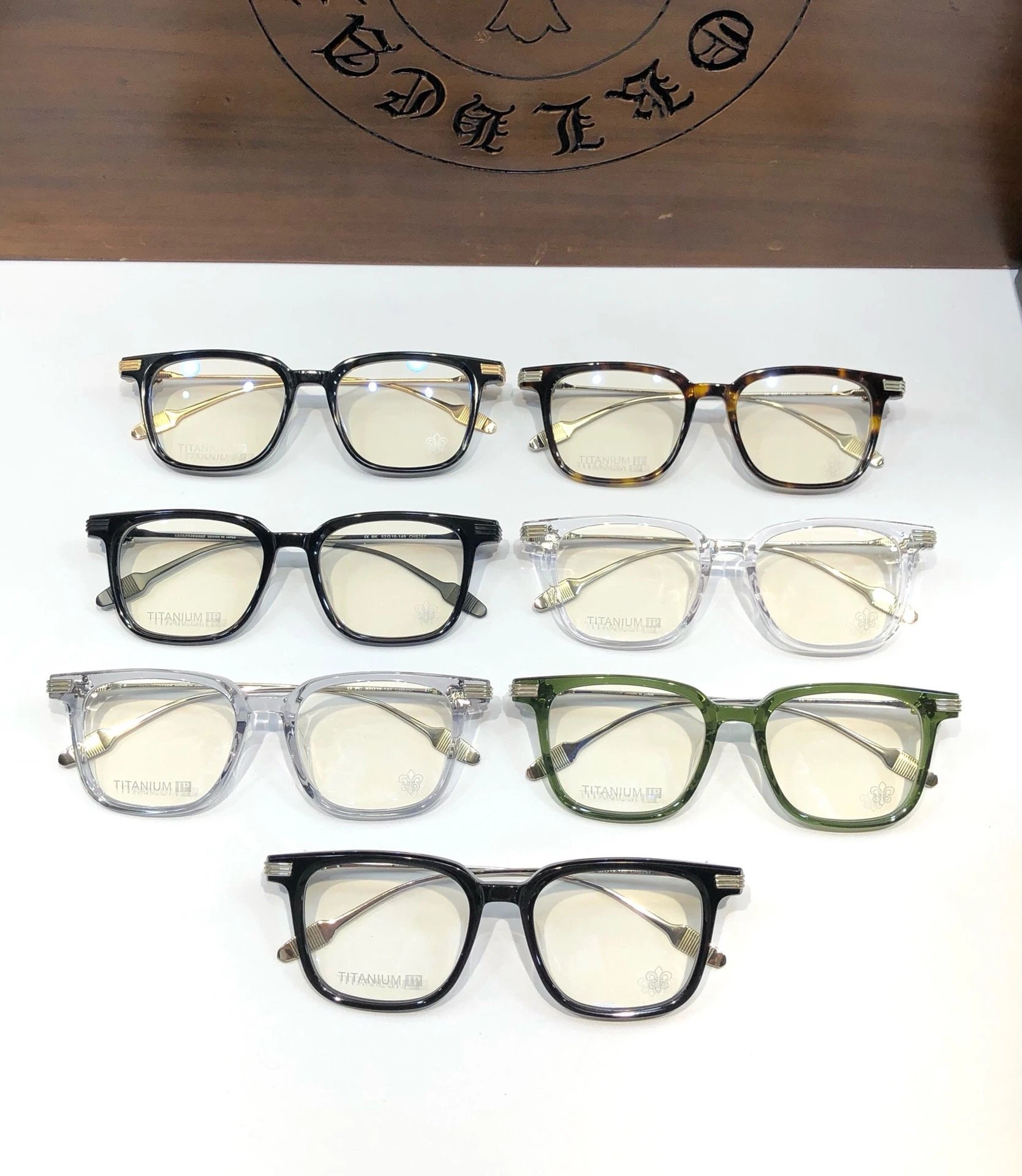 Chrome Hearts Tortoiseshell Acetate Optical Glasses - 15