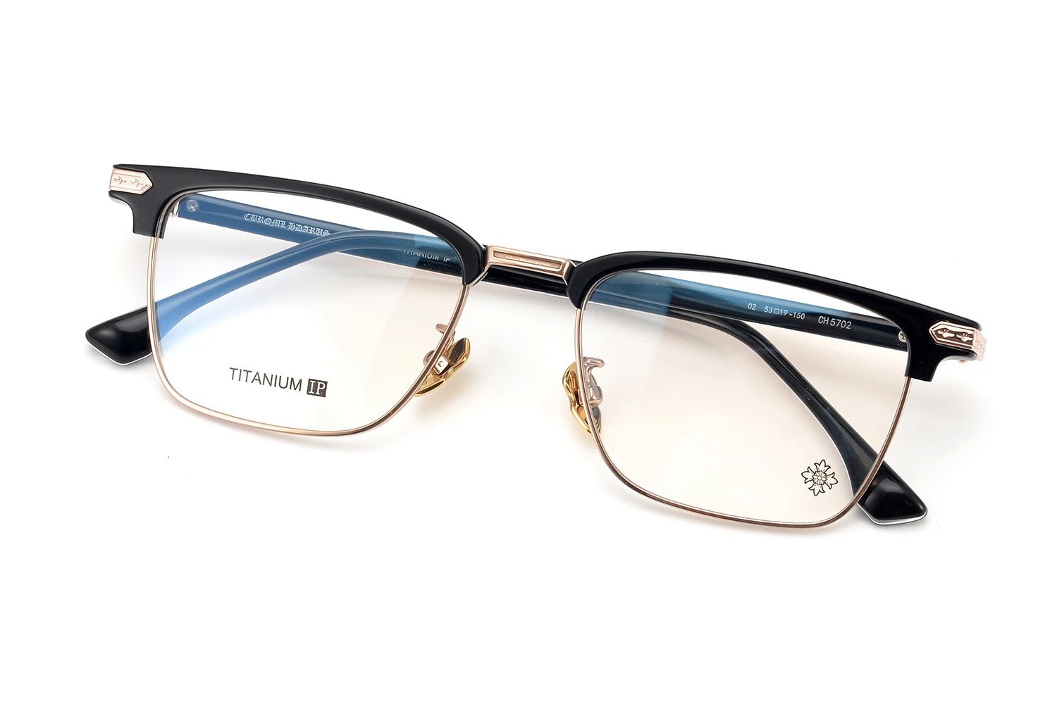 Chrome Hearts CH 5702 Titanium Optical Glasses Gray Eyewear - 4