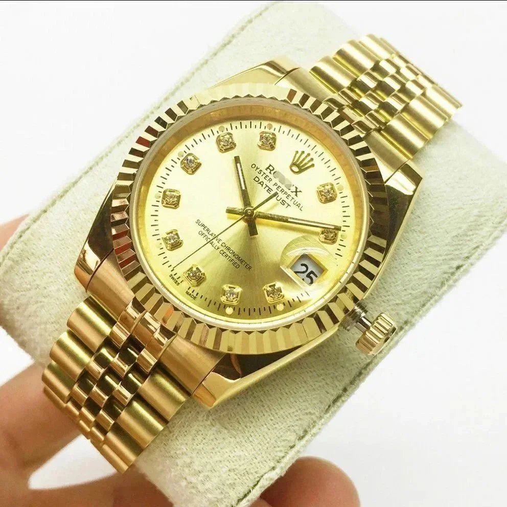 Gold Bracelet Gold Dial