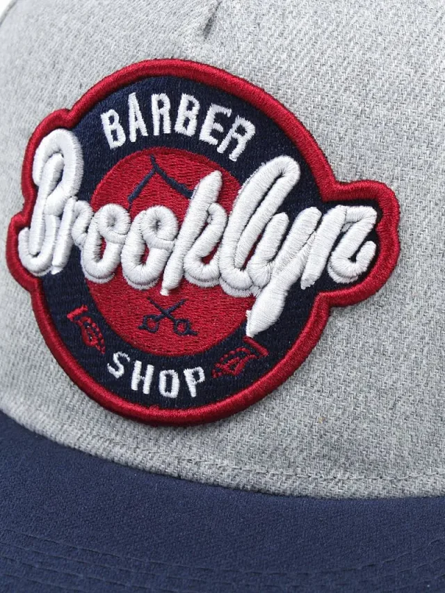 Unbranded Hats Brooklyn Embroidered Flat-Brim Snapback Cap product detail image 19