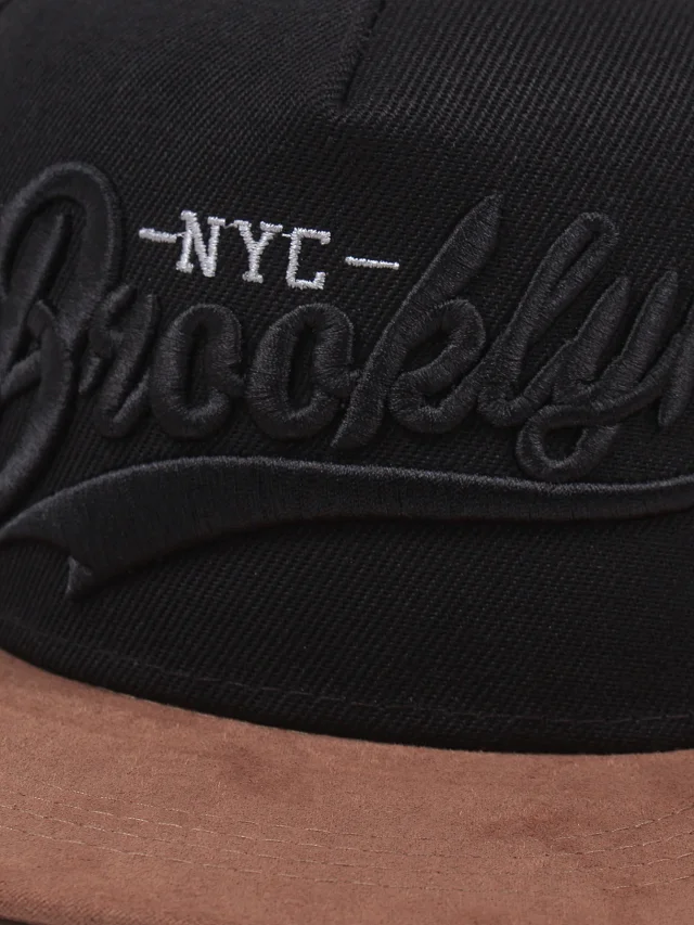 Unbranded Hats Brooklyn Embroidered Flat-Brim Snapback Cap product detail image 23