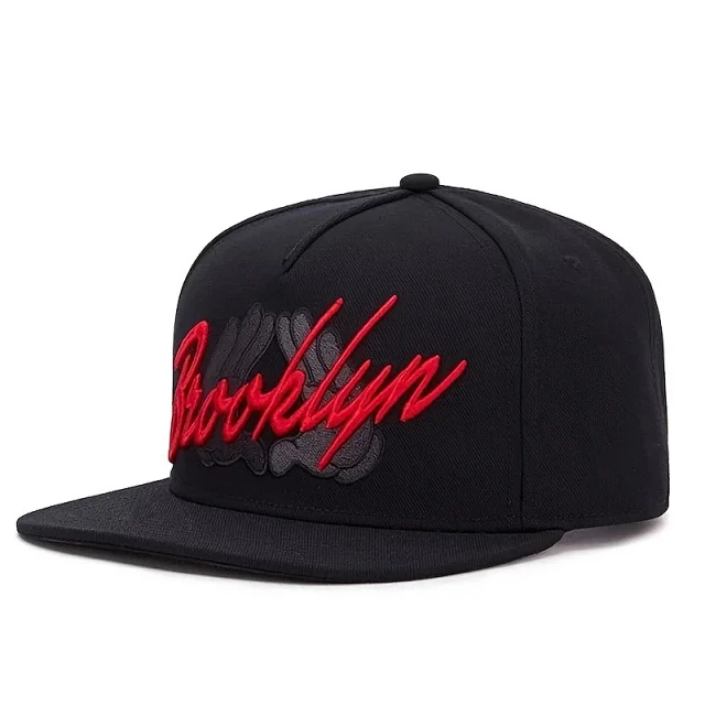 Unbranded Hats Brooklyn Embroidered Flat-Brim Snapback Cap product detail image 16