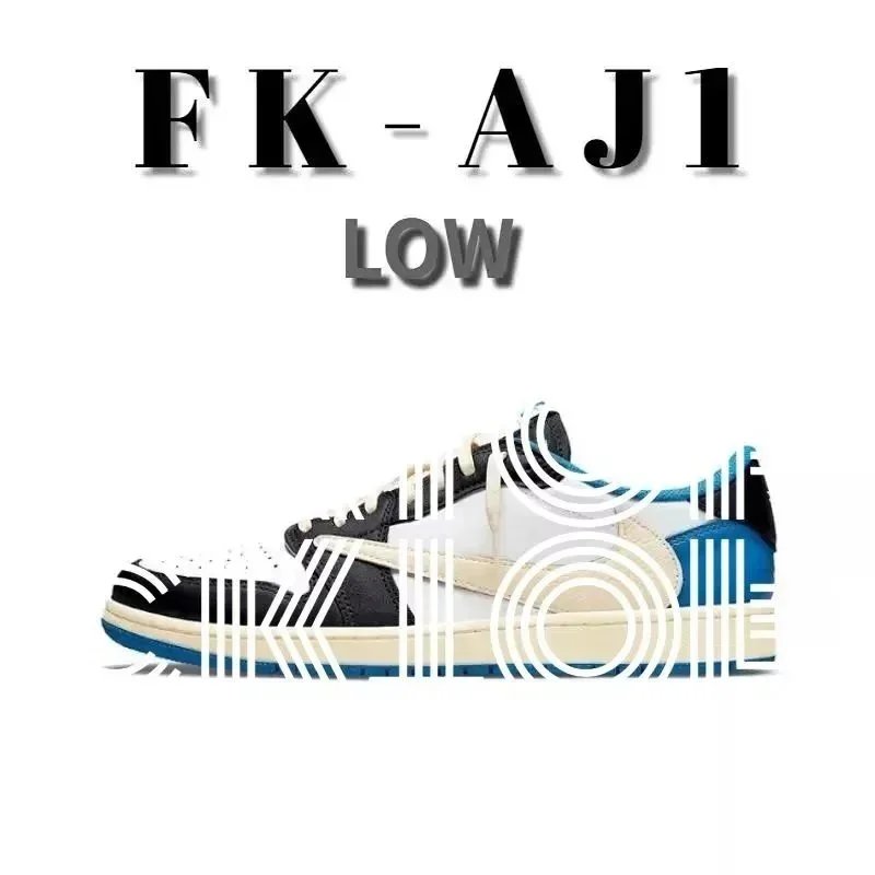 White and blue lightning bolt low-cut
