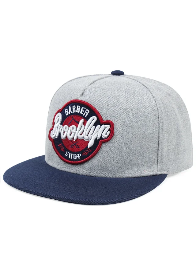 Unbranded Hats Brooklyn Embroidered Flat-Brim Snapback Cap product detail image 17
