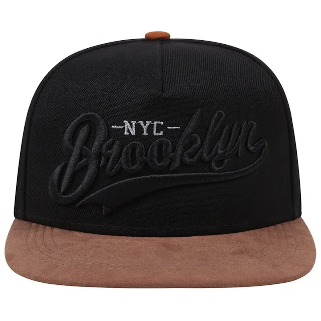 Unbranded Hats Brooklyn Embroidered Flat-Brim Snapback Cap product detail image 22