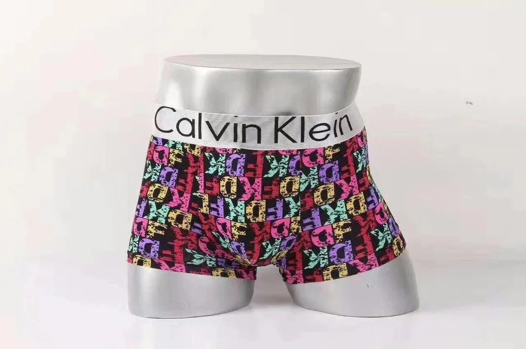 Calvin Klein Boxer Briefs Multicolor Graphic Print Underwear - 4