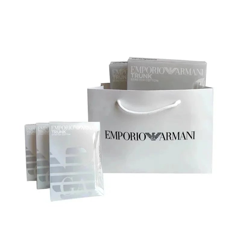 Emporio Armani Underwear Men's logo-print boxer briefs image 6