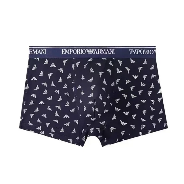 Emporio Armani Underwear Men's logo-print boxer briefs product detail image 2