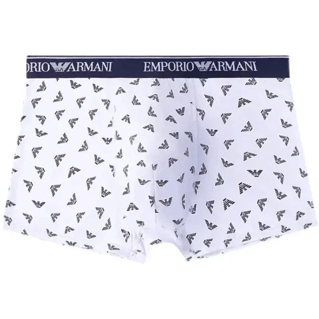 Emporio Armani Underwear Men's logo-print boxer briefs product detail image 4