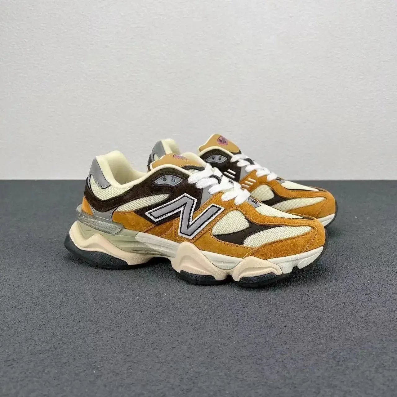 Yellow-brown, runs one size small