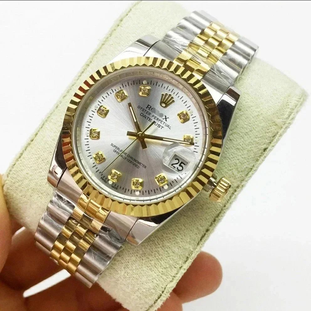 Two-Tone White Dial
