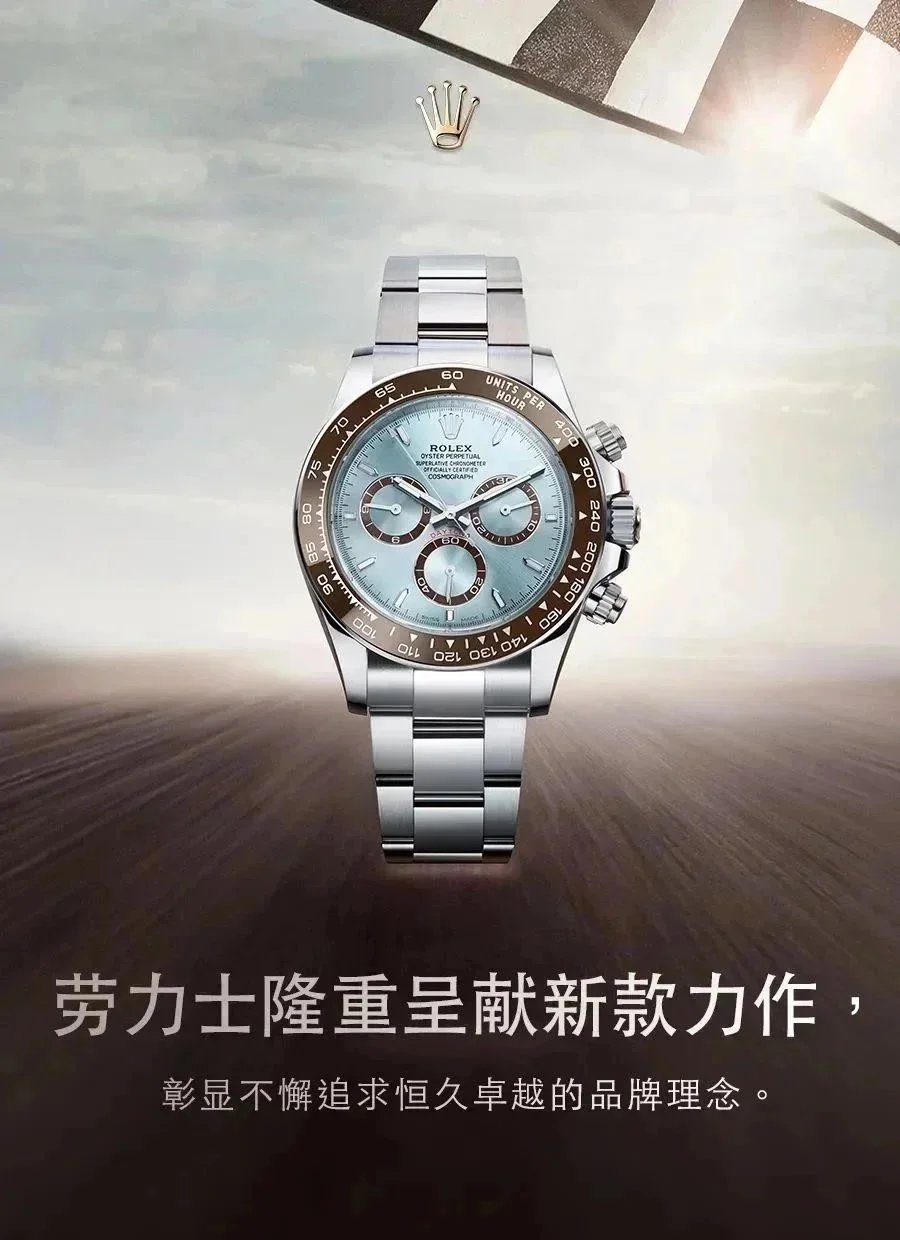 Rolex Cosmograph Daytona Watch - Silver Dial with Brown Cerachrom Bezel / Black Dial with Black Cerachrom Bezel
