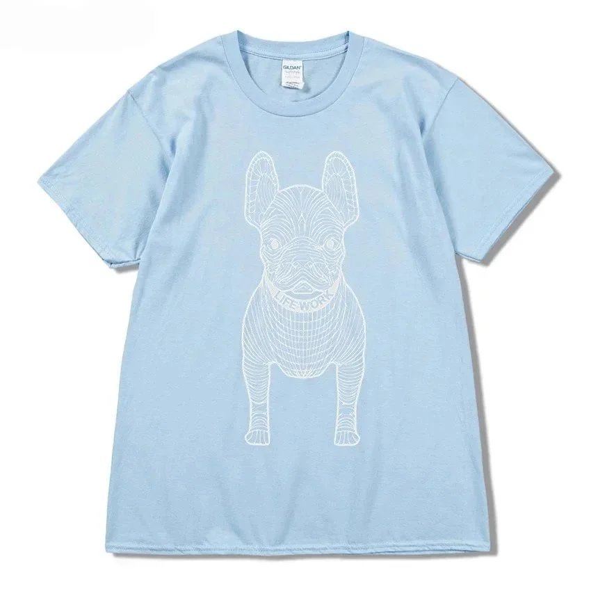 light blue and white characters