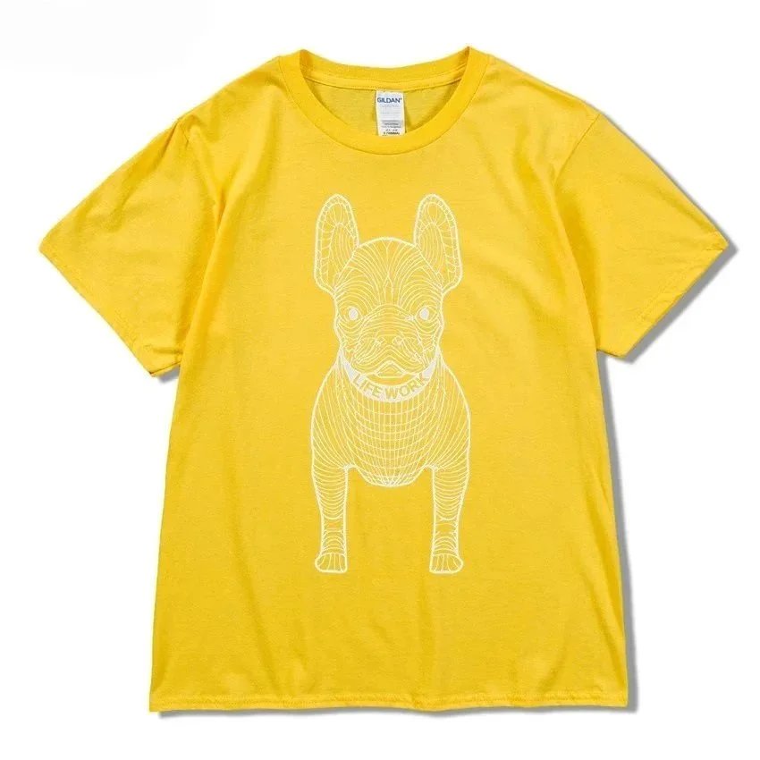 Yellow with white lettering