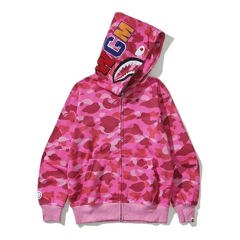 10 red, white, and gray camouflage