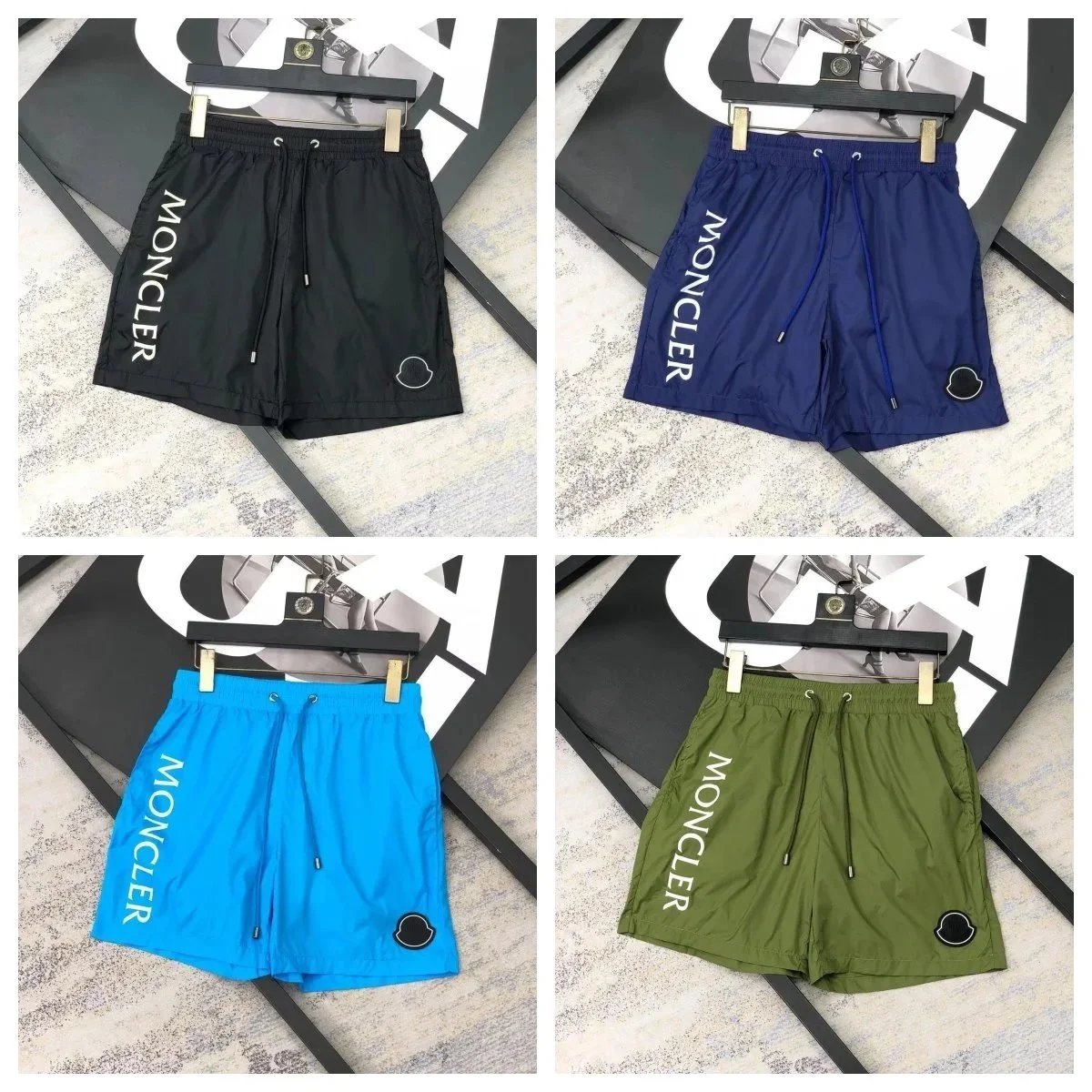 Moncler Logo Side-Print Swim Shorts - 002886