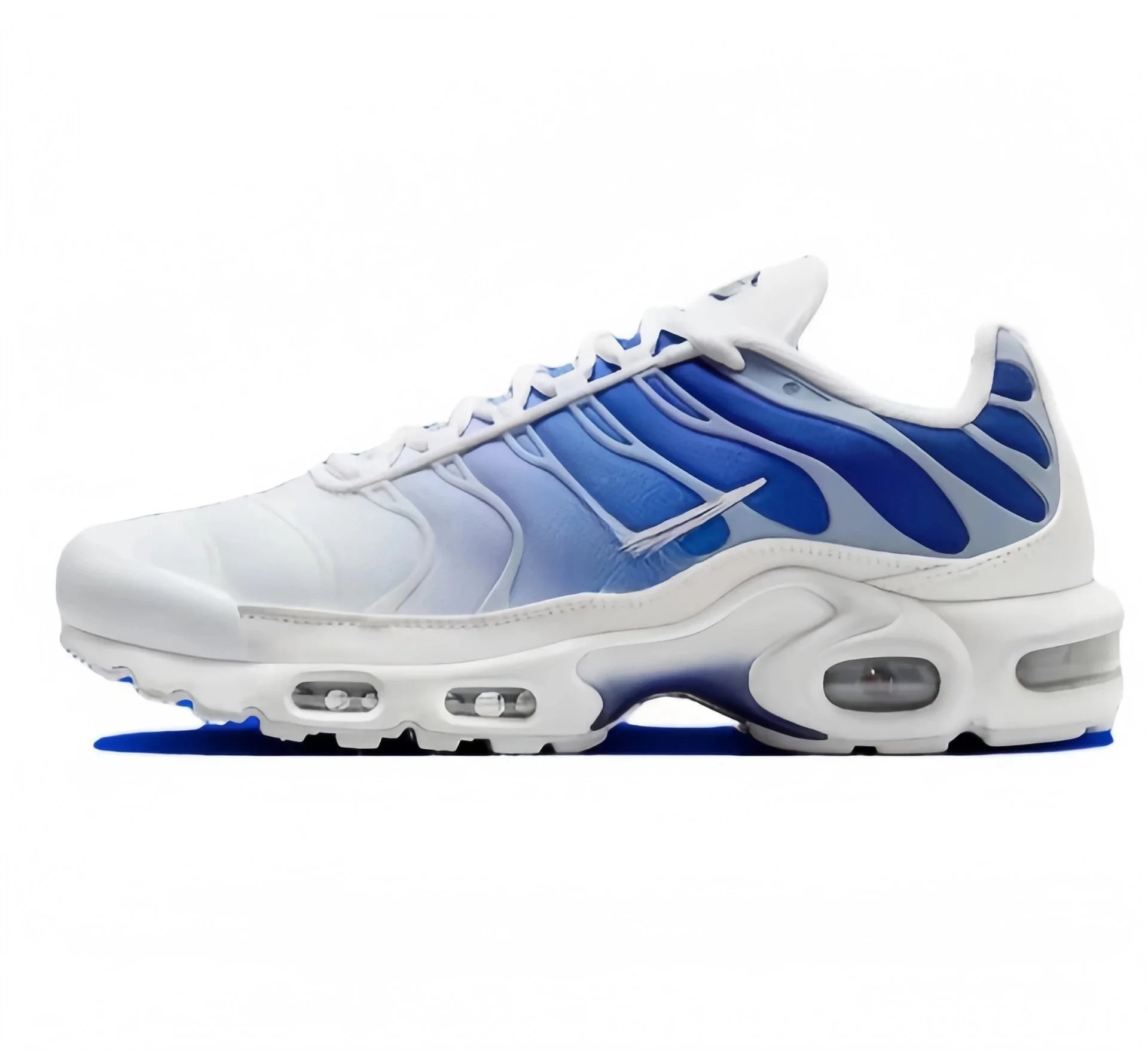 White and blue