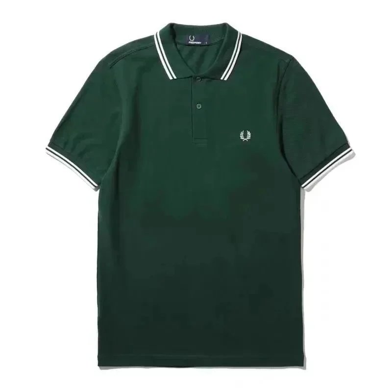 Green with double white borders