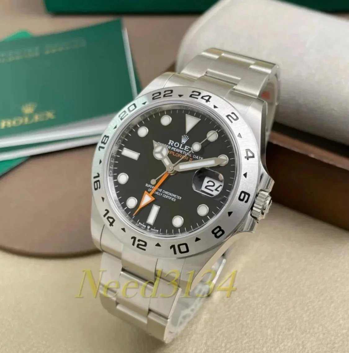 Rolex Explorer II Watch - Black Dial