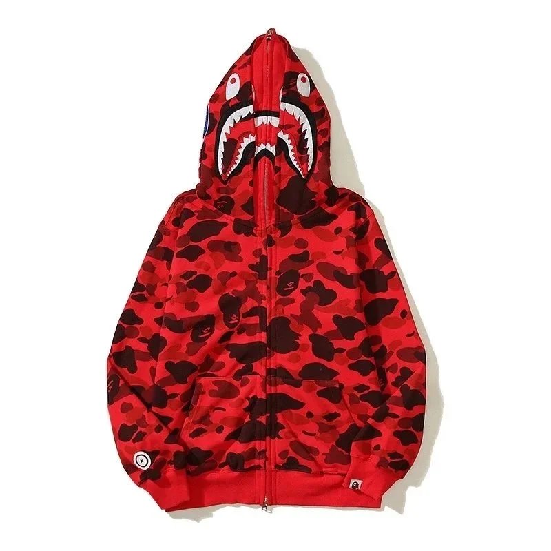 31 red camouflage double cap