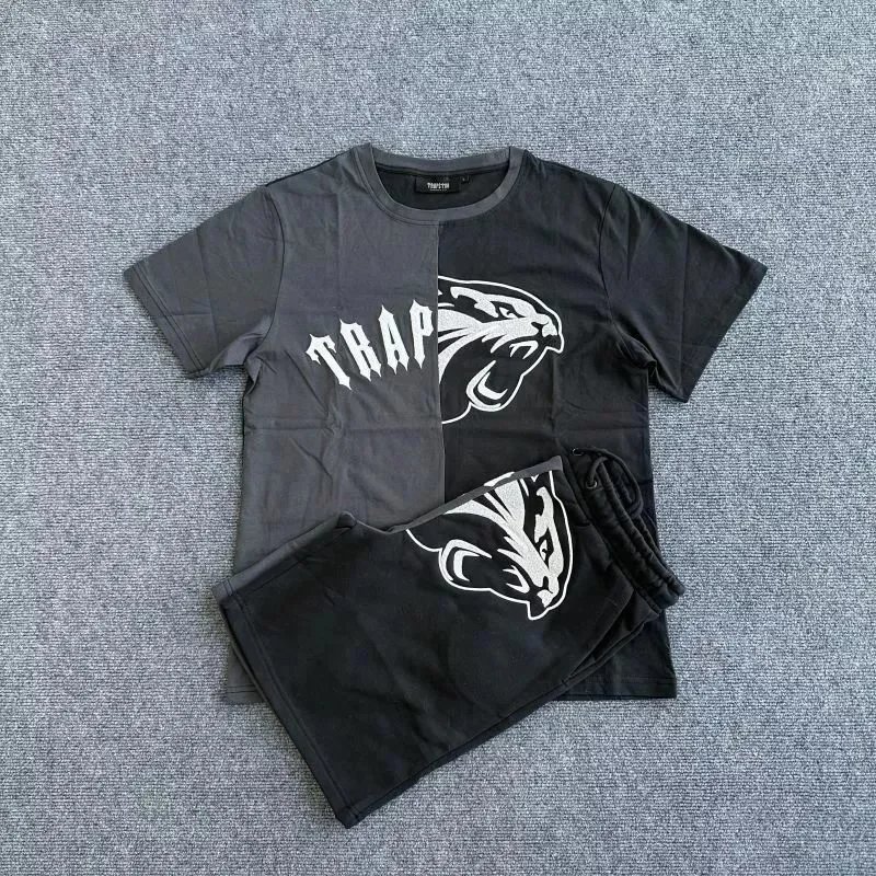Trapstar Panther T-Shirt/Shorts Set - 003651