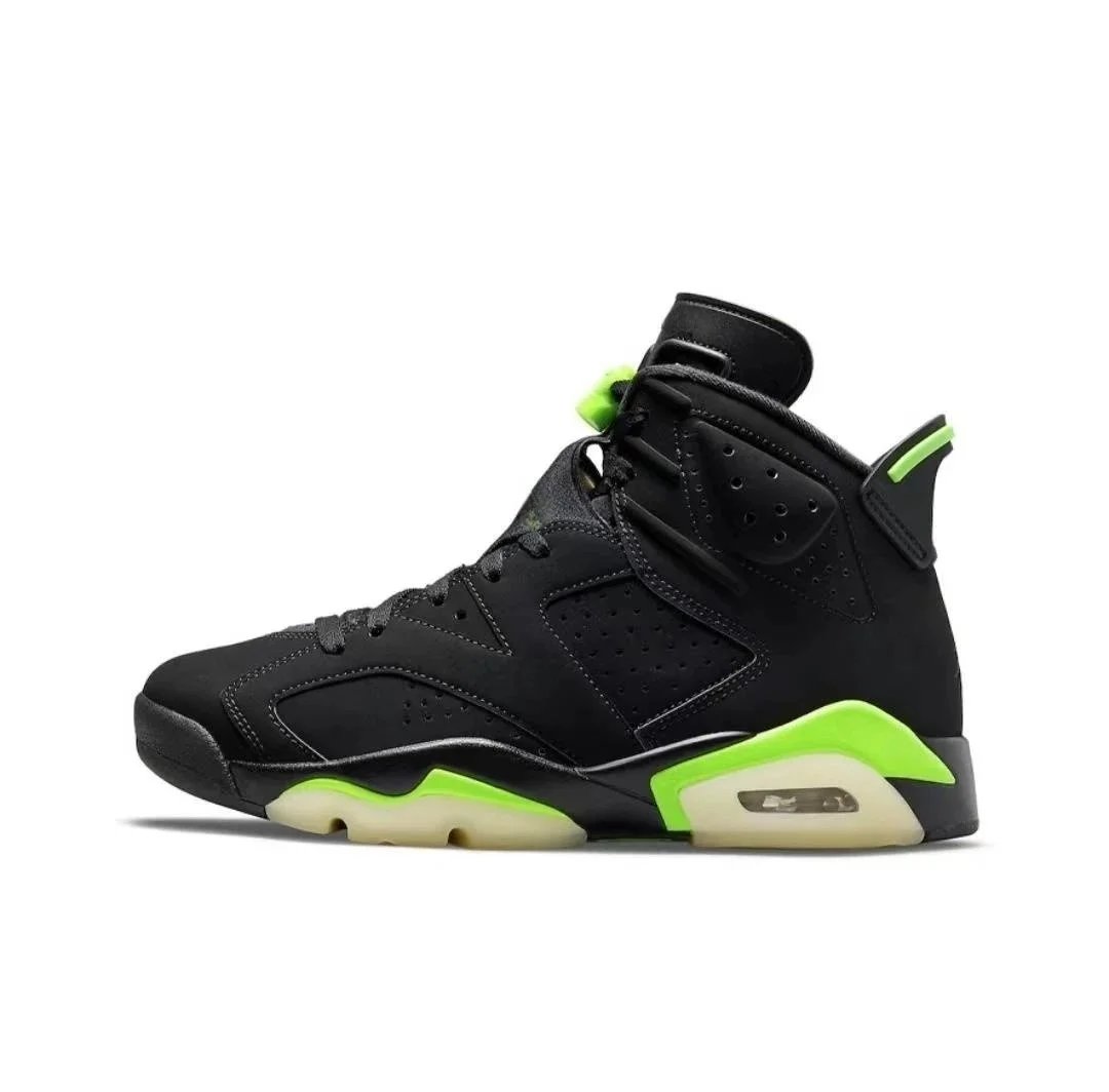 aj6-black green