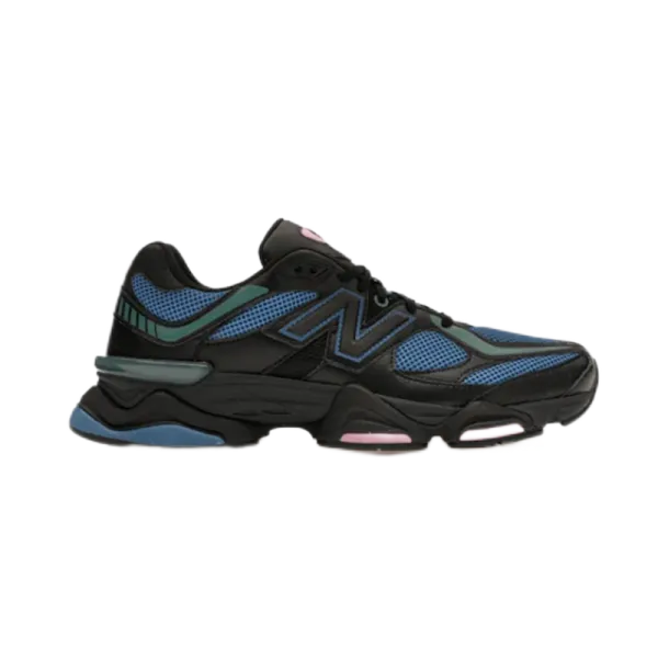 New Balance 9060 Gray Blue Chunky Sneakers - 3