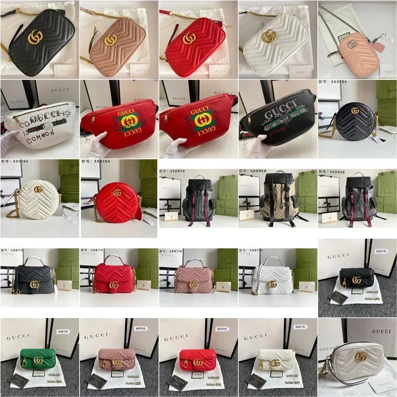 Gucci GG Marmont Mini Shoulder Bag, Belt Bag, Crossbody, and Backpack Collection - 003911
