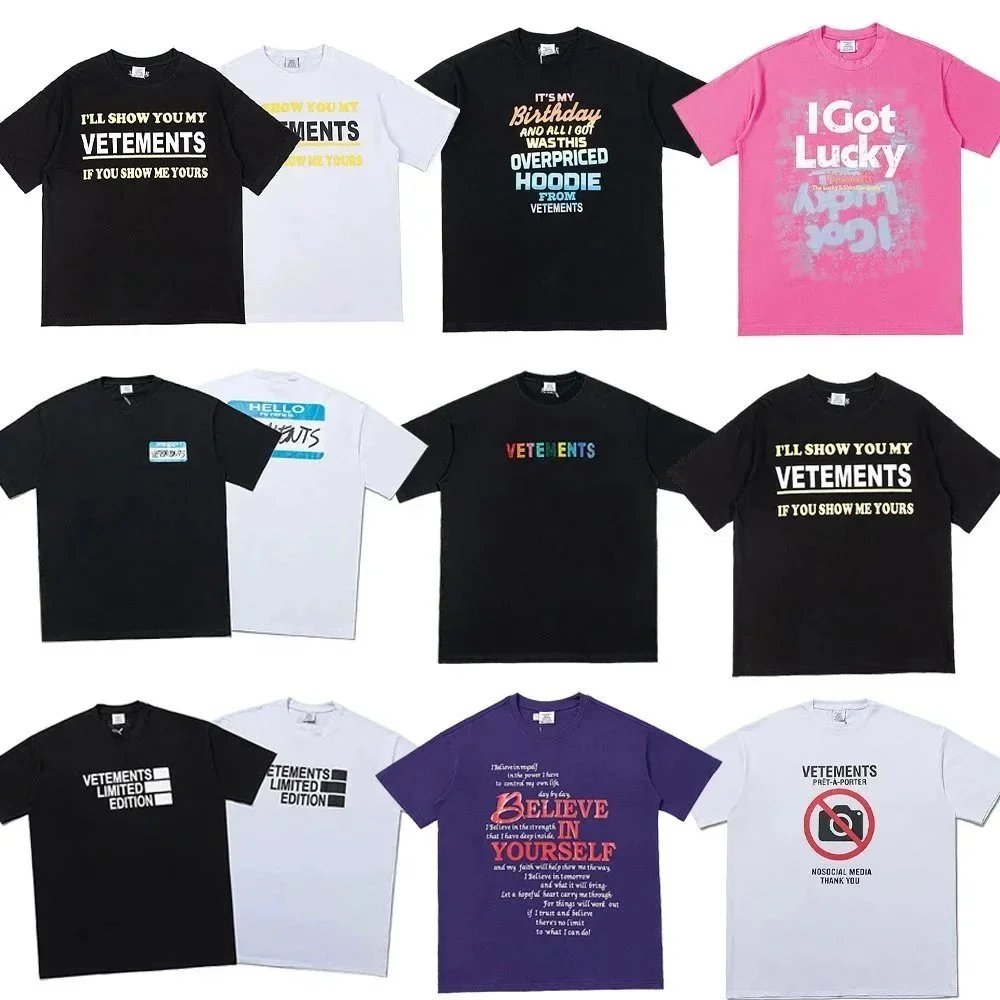 Vetements Graphic Print T-Shirts - 003342