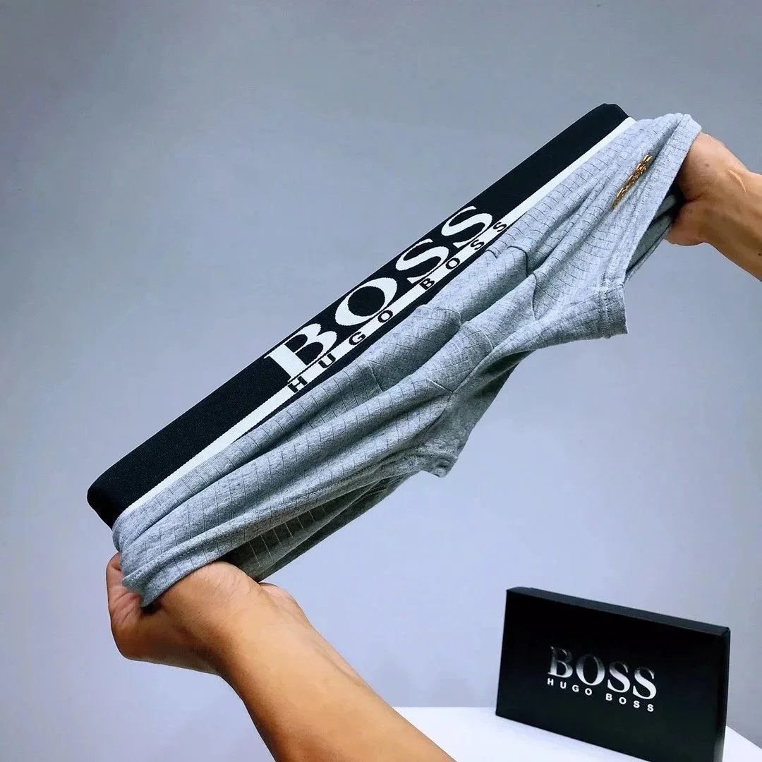 BOSS Underwear Men's logo-waistband boxer briefs image 8