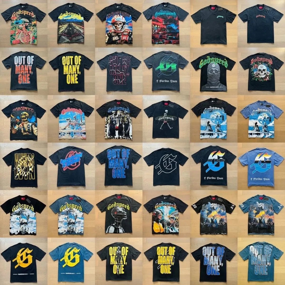 Godspeed Out of Many, One T-Shirts - 003473
