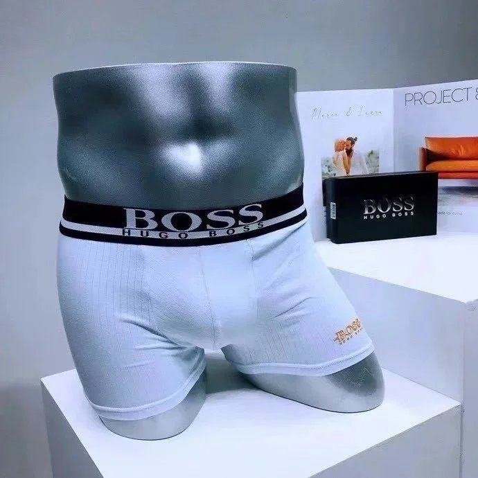 BOSS Underwear Men's logo-waistband boxer briefs image 3